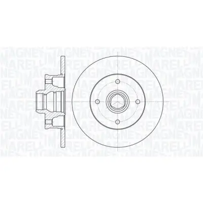 Promoción Exclusiva Disco de freno MAGNETI MARELLI 361302040815